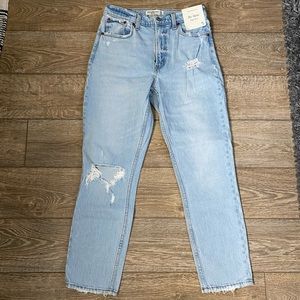 abercrombie & fitch mom jeans